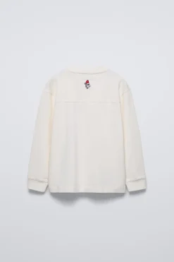 Niños ZARA 6 - 14 Años·Camisetas<CAMISETA BORDADO PAPÁ NOEL