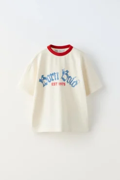 Niños ZARA 6 - 14 Años·Camisetas<CAMISETA BORN BOLD