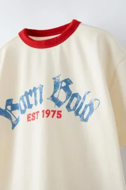 Niños ZARA 6 - 14 Años·Camisetas<CAMISETA BORN BOLD