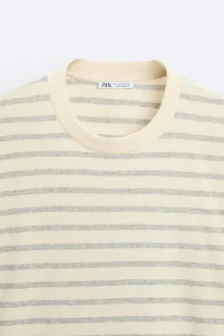 Best CAMISETA BOXY FIT RAYAS Hombre Camisetas
