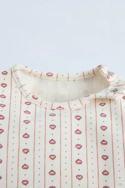 Niños ZARA 0 - 6 Meses·Camisetas<CAMISETA CORAZONES