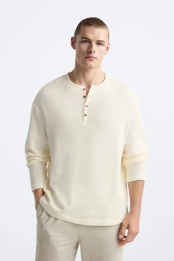 Sale CAMISETA CUELLO BOTONES Hombre Camisetas