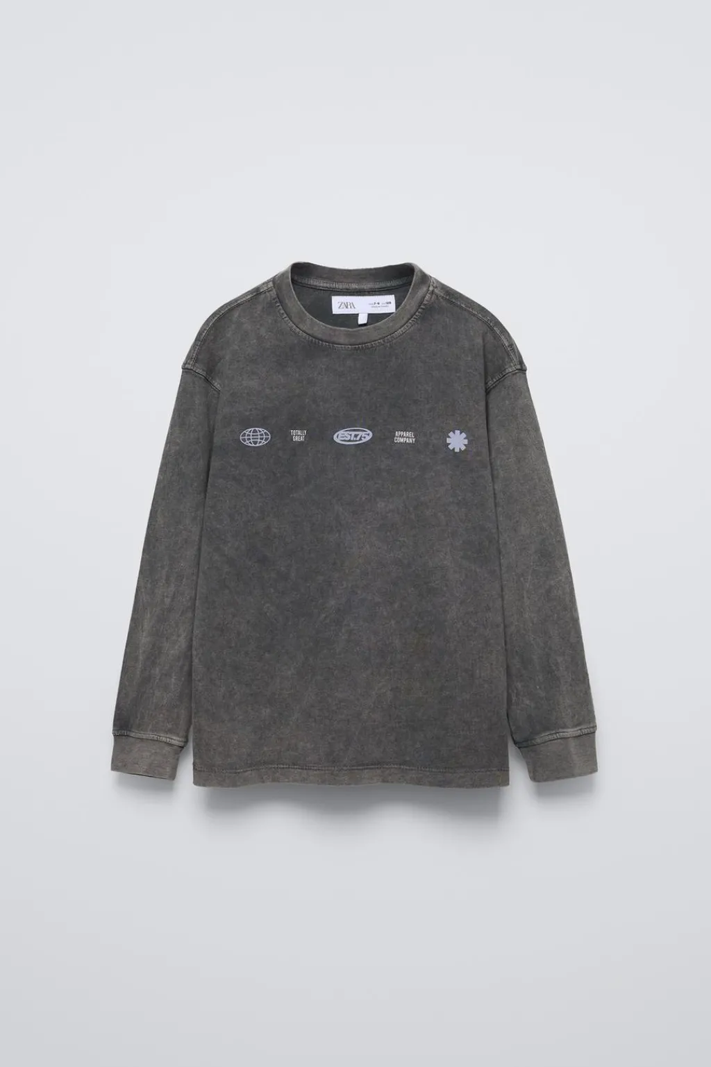 Niños ZARA 6 - 14 Años·Camisetas<CAMISETA EFECTO LAVADO