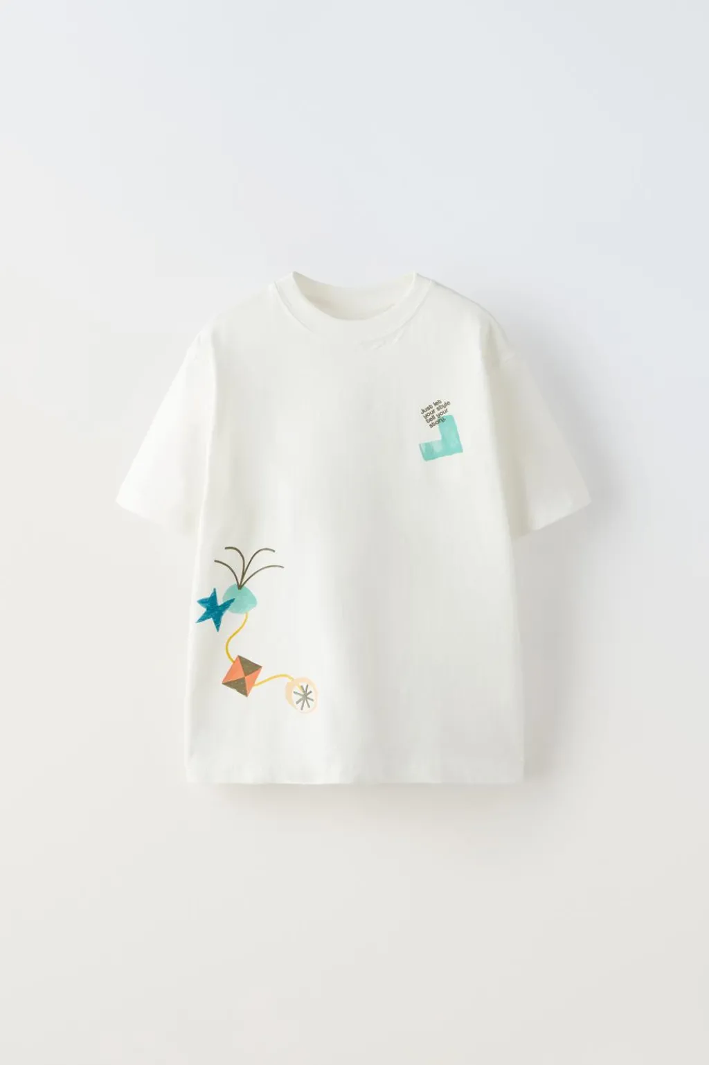 Niños ZARA 6 - 14 Años·Camisetas<CAMISETA ESTAMPADO