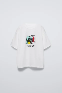 Niños ZARA 6 - 14 Años·Camisetas<CAMISETA ESTAMPADO