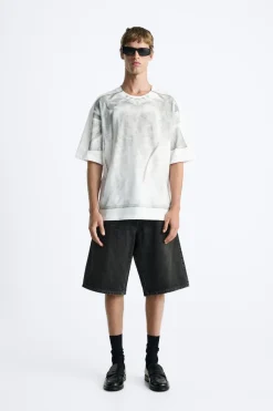 Clearance CAMISETA ESTAMPADO ABSTRACTO Hombre Camisetas