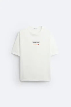 Sale CAMISETA ESTAMPADO CONTRASTE Hombre Camisetas