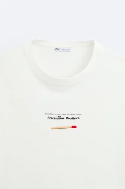 Sale CAMISETA ESTAMPADO CONTRASTE Hombre Camisetas