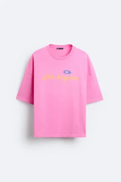 Best CAMISETA ESTAMPADO LAVADO Hombre Camisetas
