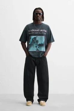 Clearance CAMISETA ESTAMPADO LAVADO Hombre Camisetas