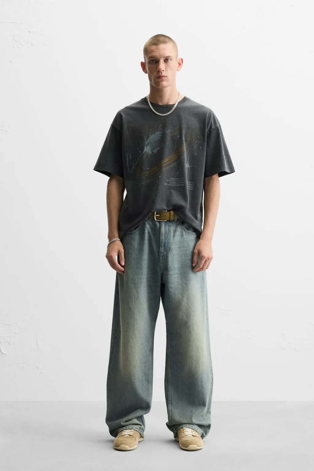 Best CAMISETA ESTAMPADO LAVADO Hombre Camisetas