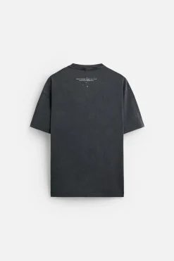 Best CAMISETA ESTAMPADO LAVADO Hombre Camisetas