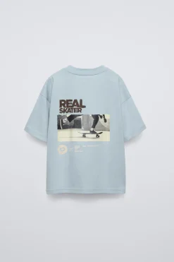 Niños ZARA 6 - 14 Años·Camisetas<CAMISETA ESTAMPADO SKATER