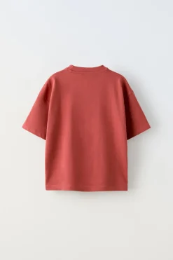 Niños ZARA 6 - 14 Años·Camisetas<CAMISETA ESTAMPADO TEXTO