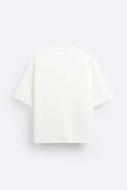 Sale CAMISETA ESTAMPADOS CONTRASTE Hombre Sudaderas|Camisetas