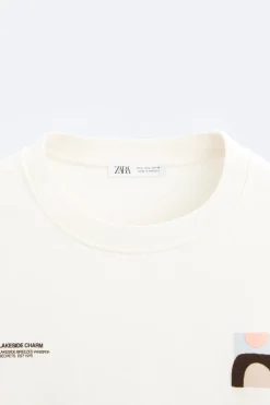 Sale CAMISETA ESTAMPADOS CONTRASTE Hombre Sudaderas|Camisetas