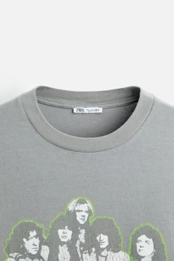 Best CAMISETA LAVADA AEROSMITH © Hombre Camisetas