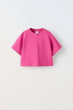 Niños ZARA 6 - 14 Años·Camisetas|6 - 14 Años·Deporte / Jogging<CAMISETA LISA