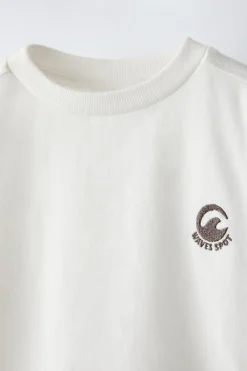 Niños ZARA 1½ - 6 Años·Camisetas|1½ - 6 Años·Chándal<CAMISETA LISA BORDADO