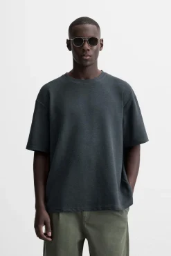 Best CAMISETA OVERSIZE FIT ESTRUCTURA Hombre Camisetas