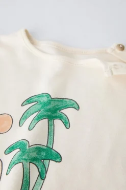 Niños ZARA 6 - 18 Meses·Camisetas<CAMISETA PALMERA