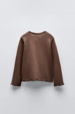 Niños ZARA 1½ - 6 Años·Camisetas|6 - 18 Meses·Camisetas<CAMISETA POINTELLE LACITO