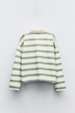 Niños ZARA 6 - 14 Años·Camisetas|6 - 14 Años·Camisetas<CAMISETA POLO RAYAS
