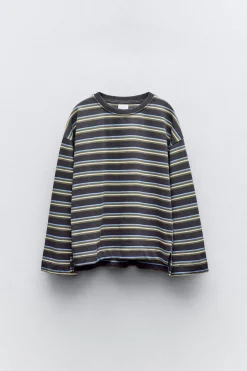 Niños ZARA 6 - 14 Años·Camisetas|6 - 14 Años·Camisetas<CAMISETA RAYAS DOBLES