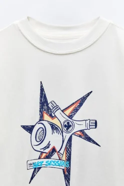 Niños ZARA 6 - 14 Años·Camisetas<CAMISETA RUEDA SKATE