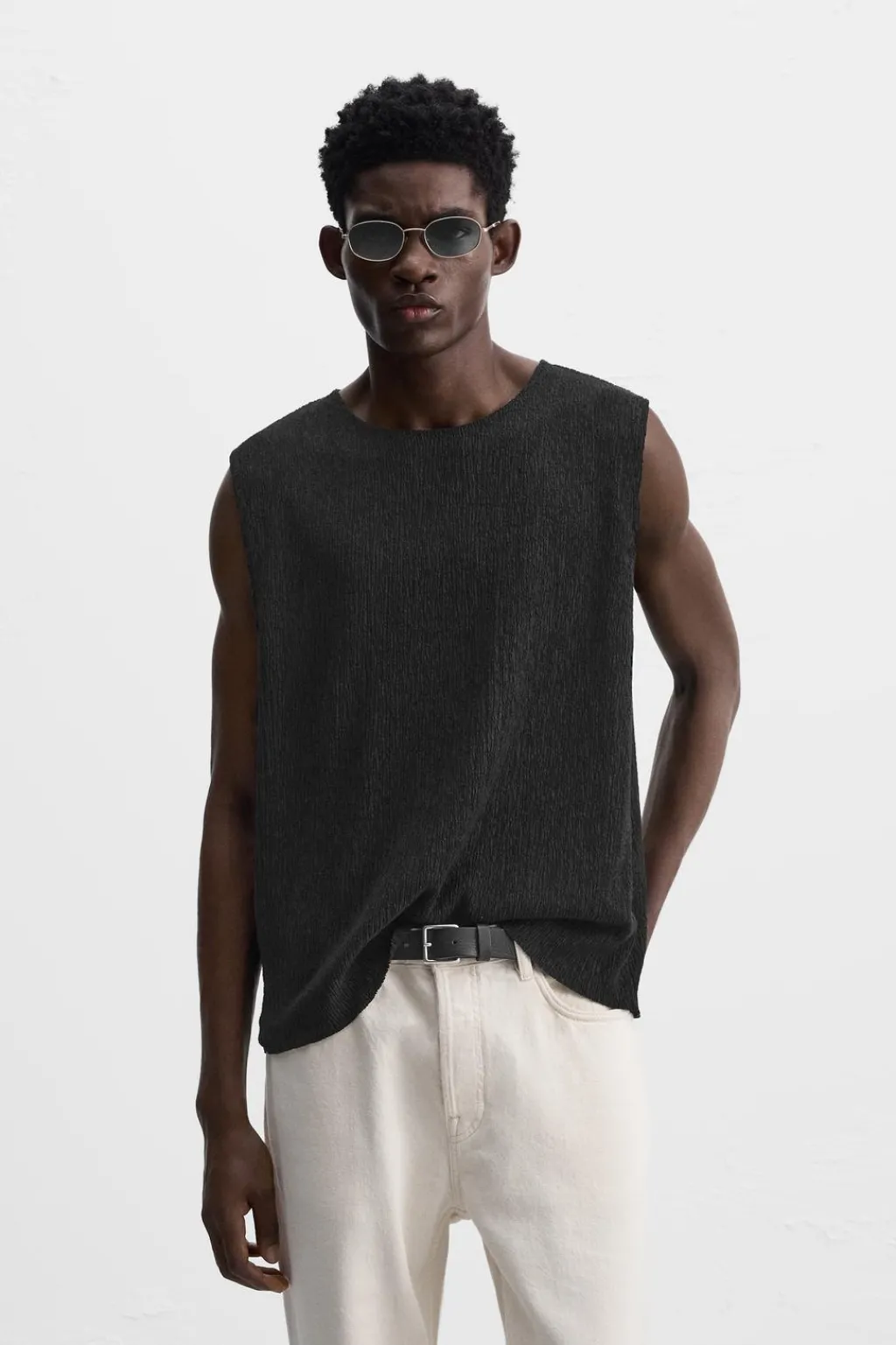 Best CAMISETA TANK ESTRUCTURA Hombre Camisetas