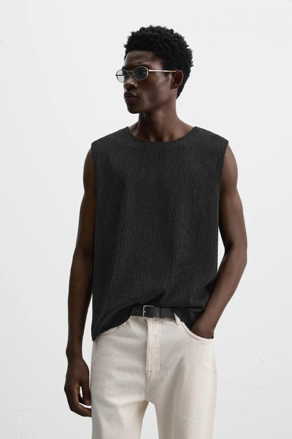 Best CAMISETA TANK ESTRUCTURA Hombre Camisetas