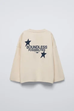 Niños ZARA 6 - 14 Años·Camisetas|6 - 14 Años·Sudaderas<CAMISETA TEXTO