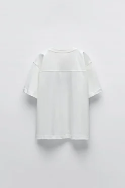 Niños ZARA 6 - 14 Años·Camisetas|6 - 14 Años·Deporte / Chándal<CAMISETA TEXTO BORDADO