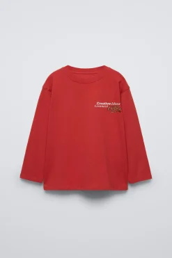 Niños ZARA 6 - 14 Años·Camisetas<CAMISETA TEXTO CREATIVE