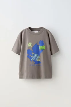 Niños ZARA 6 - 14 Años·Camisetas<CAMISETA TEXTO ETIQUETA