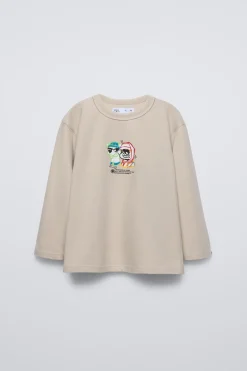Niños ZARA 6 - 14 Años·Camisetas<CAMISETA TEXTO RELIEVE
