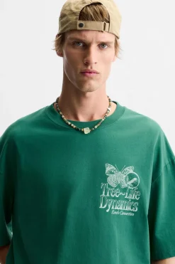 Sale CAMISETA TEXTOS COMBINADOS Hombre Camisetas