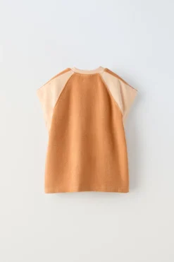 Niños ZARA 6 - 14 Años·Camisetas<CAMISETA TOALLA CONTRASTE ETIQUETA