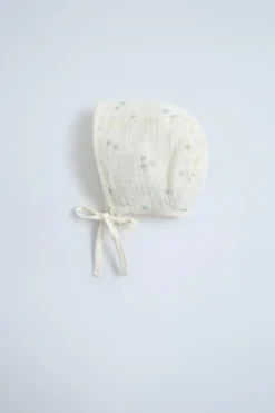 Niños ZARA 0 - 6 Meses·Básicos|Accesorios / Zapatos / 0 - 14 Años<CAPOTA TEXTURA TRÉBOL
