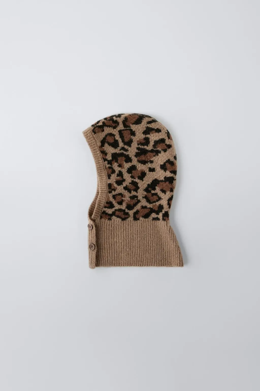 Niños ZARA 1½ - 6 Años·Accesorios|6 - 14 Años·Accesorios<CAPUCHA PUNTO ANIMAL PRINT
