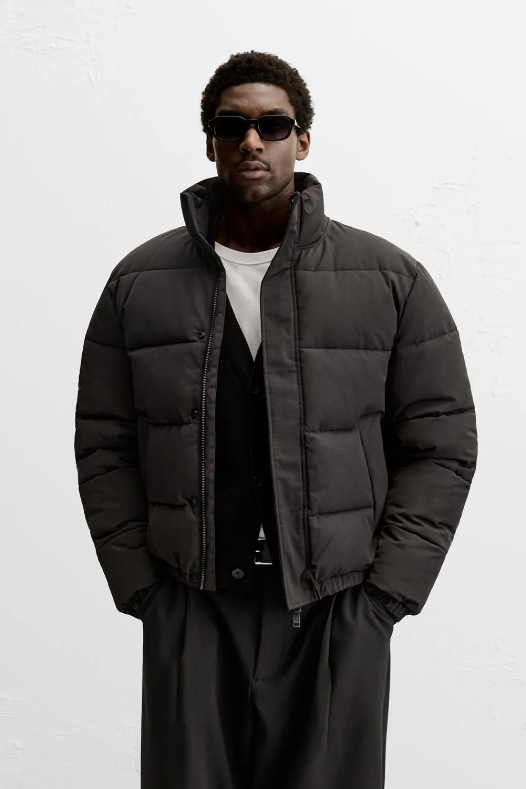 Clearance CAZADORA ACOLCHADA BOXY FIT Hombre Plumíferos