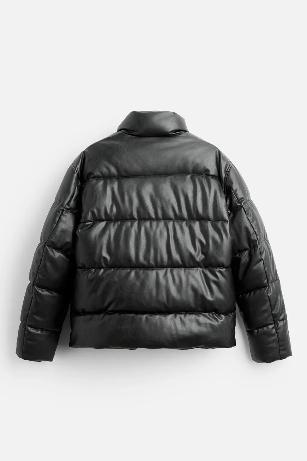 New CAZADORA ACOLCHADA EFECTO PIEL Hombre Plumíferos