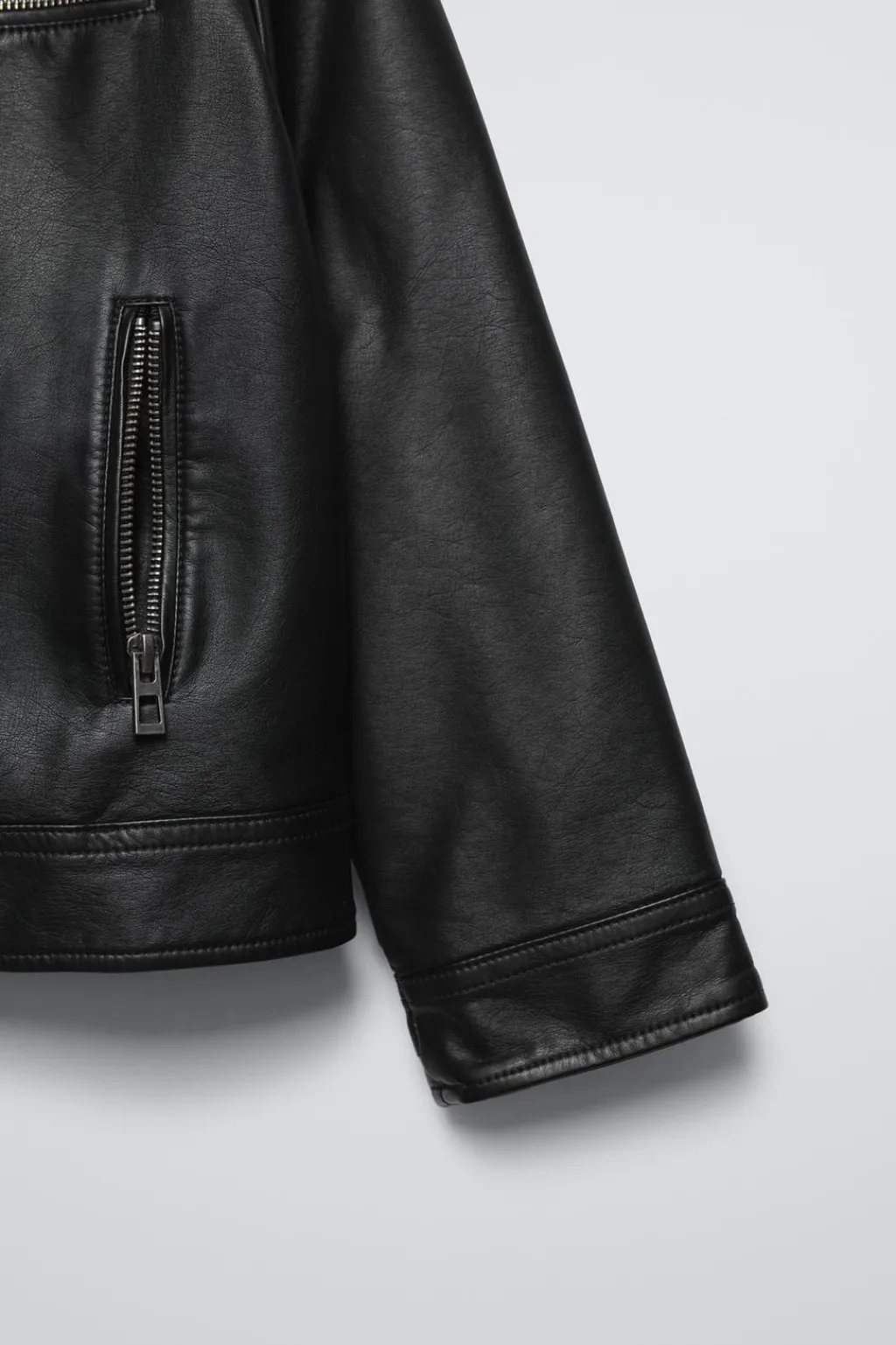 Niños ZARA 6 - 14 Años·Abrigos<CAZADORA BIKER EFECTO PIEL