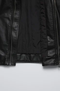 Niños ZARA 6 - 14 Años·Abrigos<CAZADORA BIKER EFECTO PIEL