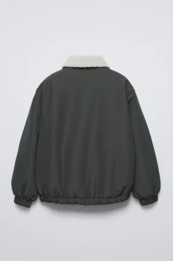 Niños ZARA 6 - 14 Años·Abrigos<CAZADORA BOMBER BORREGUILLO