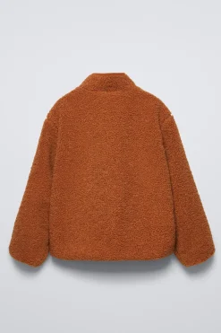 Niños ZARA 6 - 14 Años·Abrigos<CAZADORA BORREGUILLO BORDADO