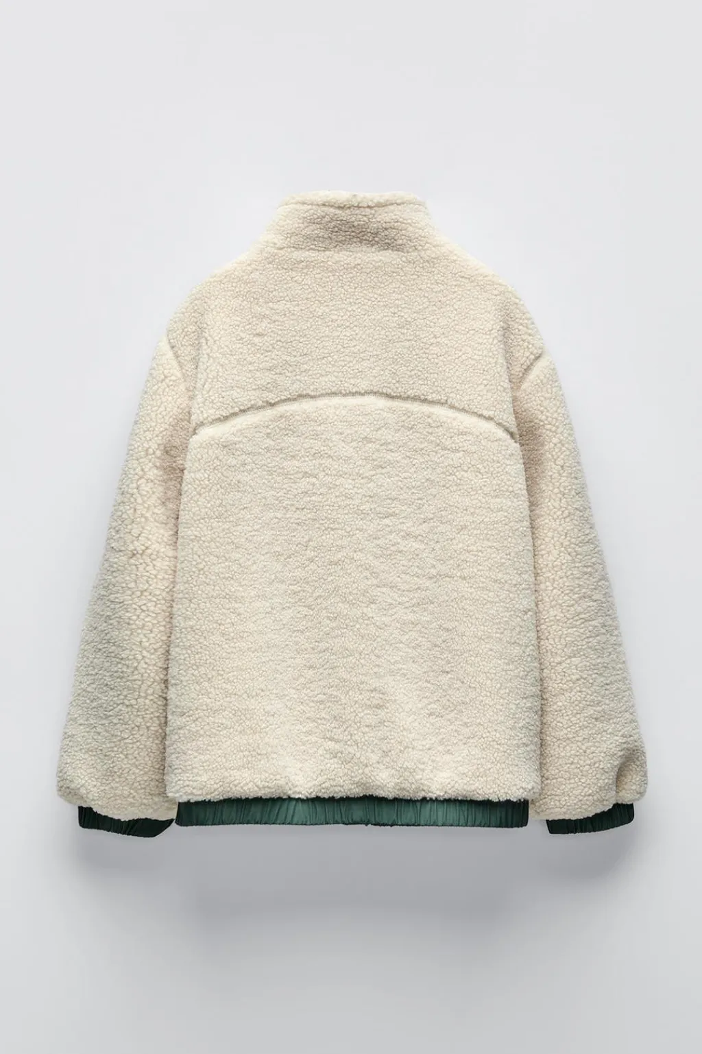 Niños ZARA 6 - 14 Años·Abrigos<CAZADORA BORREGUILLO COMBINADO NYLON