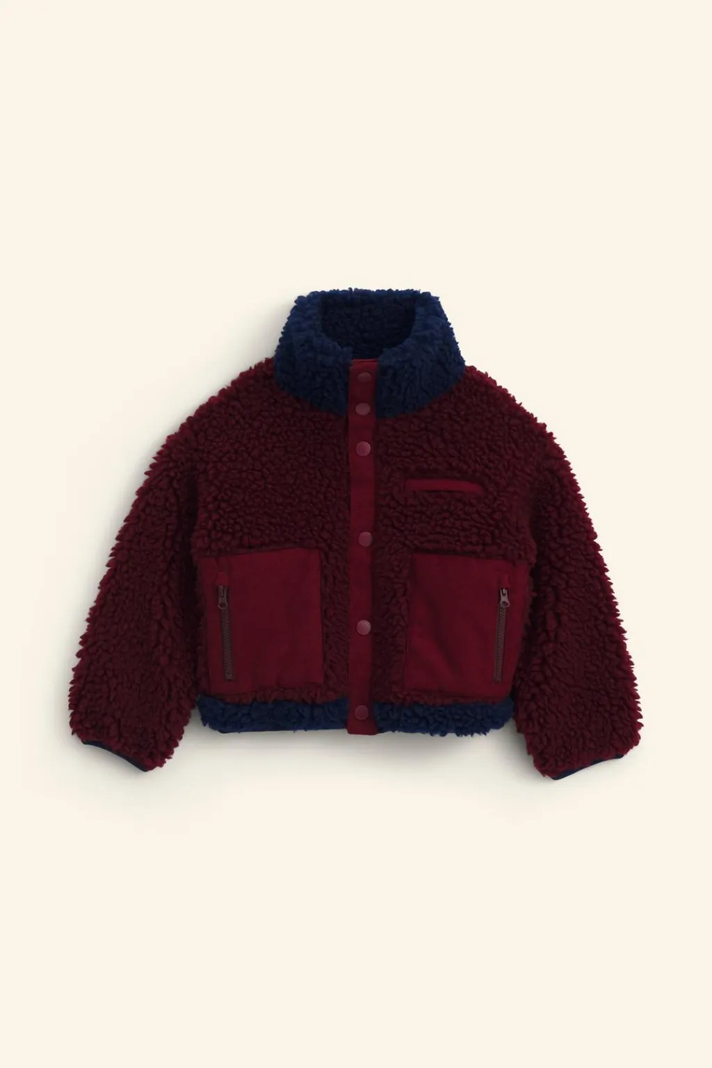 Niños ZARA 6 - 14 Años·Abrigos<CAZADORA BORREGUILLO CONTRASTE LIMITED EDITION