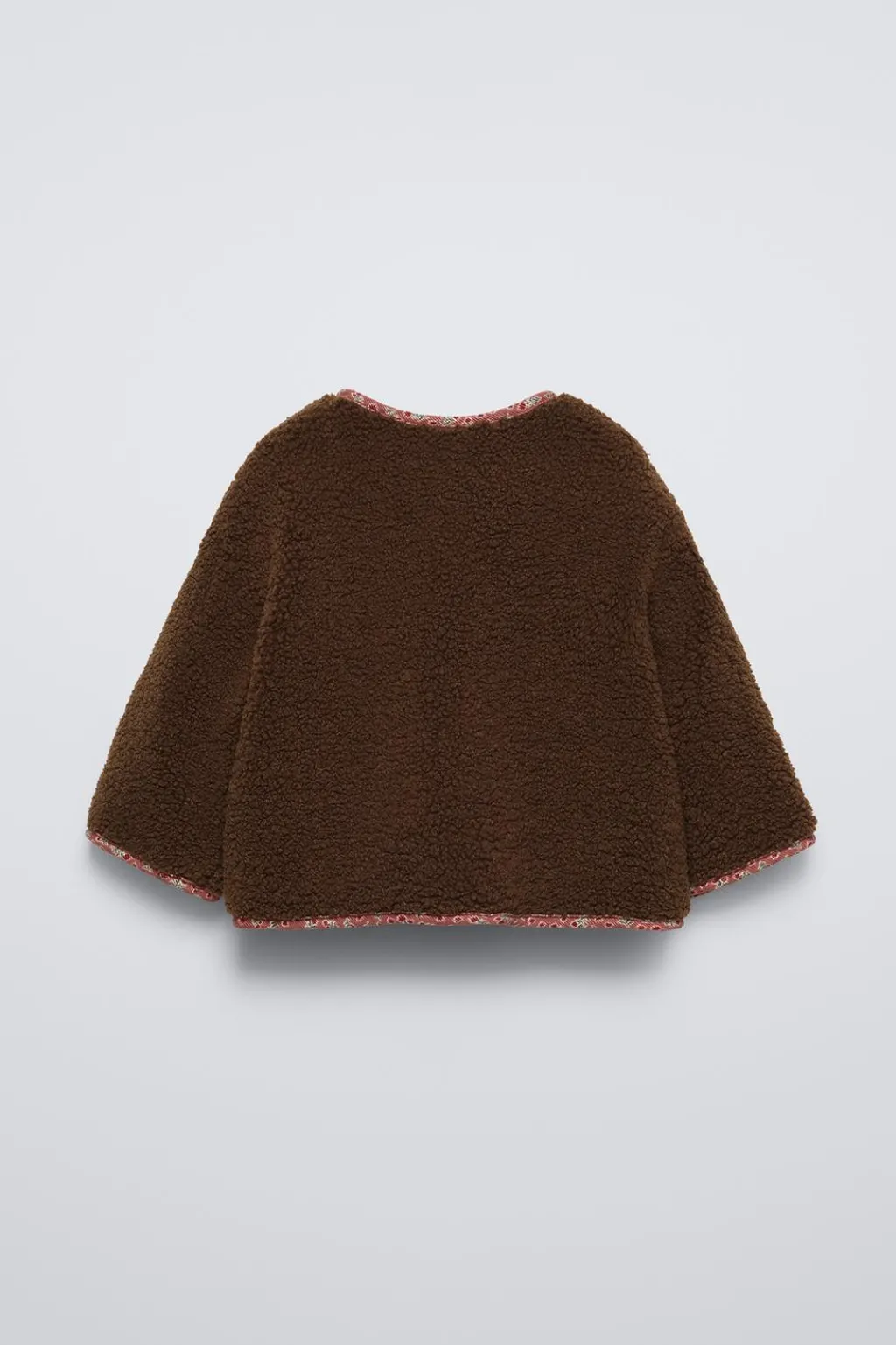Niños ZARA 0 - 6 Meses·Sacos / Buzos|6 - 18 Meses·Conjuntos<CAZADORA BORREGUILLO FLORES