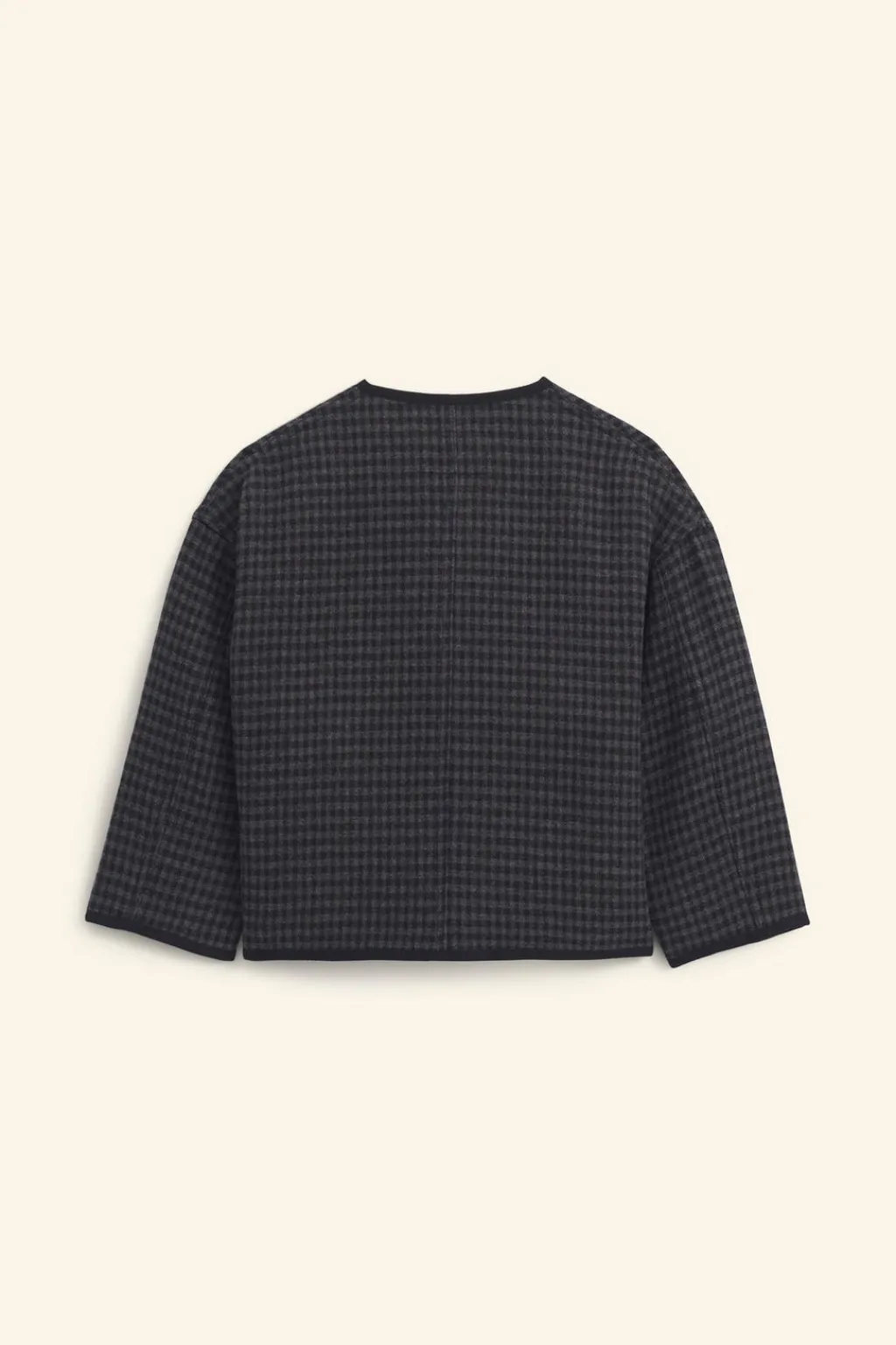 Niños ZARA 6 - 14 Años·Abrigos<CAZADORA CON LANA CUADRO VICHY LIMITED EDITION